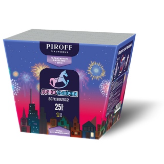 Ночная батарея салютов Piroff 